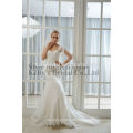 High quality mermaid skirt & appliqued lace african style wedding dresses